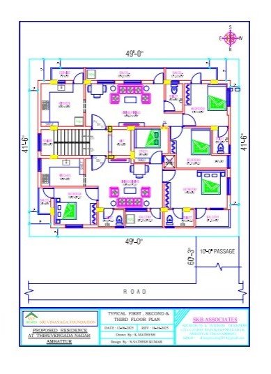 Floor Plan of SVF Bella Vista Flats